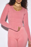 Lymphatic Long Sleeve Scoop Neck - CEAN #Rosie