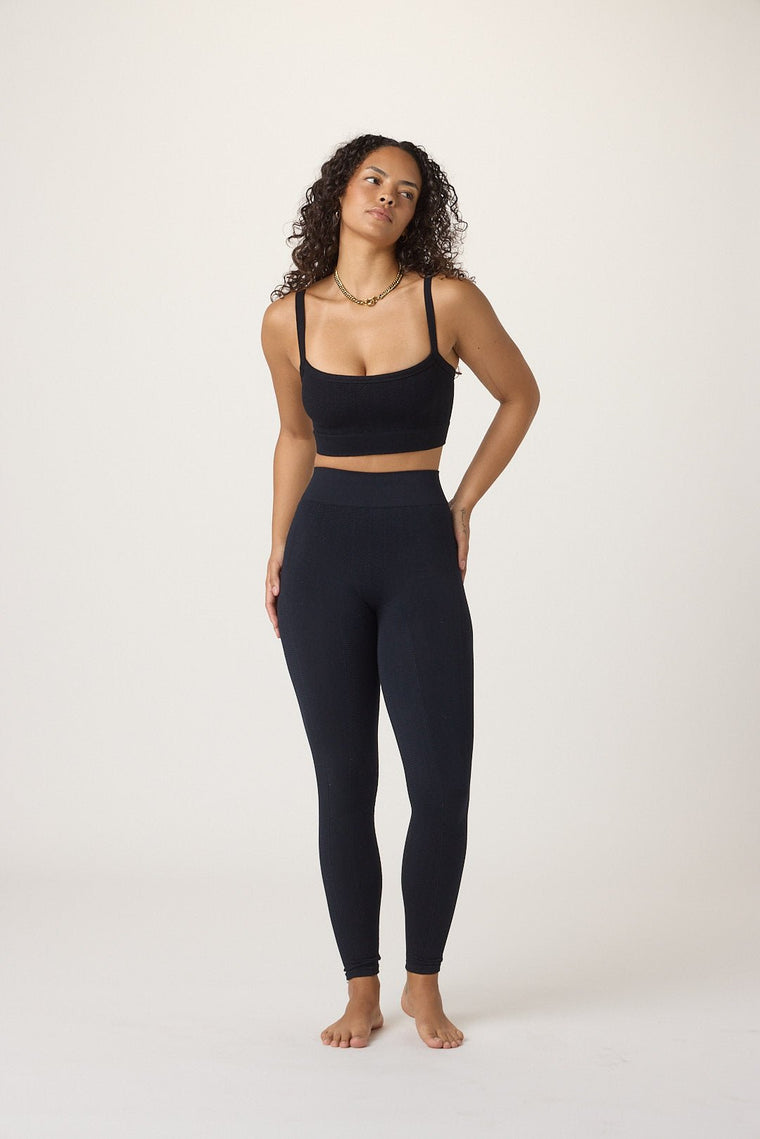 Lymphatic Compression Leggings - CEAN #Black