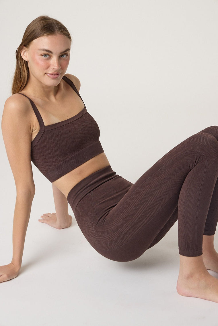 Lymphatic Compression Leggings - CEAN #Double Espresso