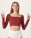 Lymphatic Long Sleeve - CEAN #Retro Red
