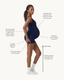 Lymphatic Maternity Compression Romper